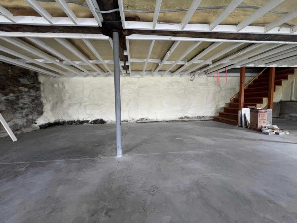 Finished Basements & Spray Foam Basement Insulation Services 